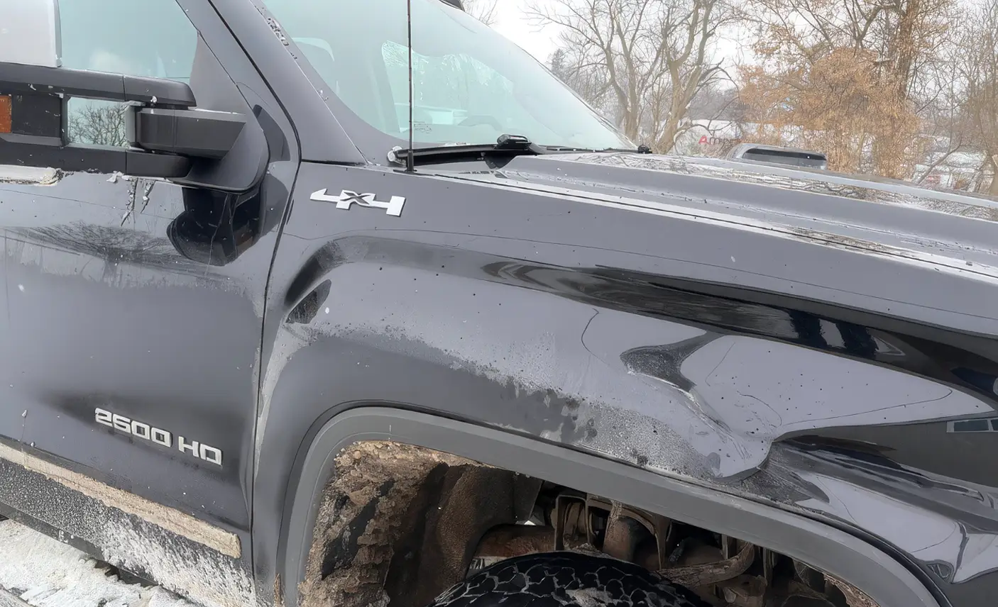 Bumper damage